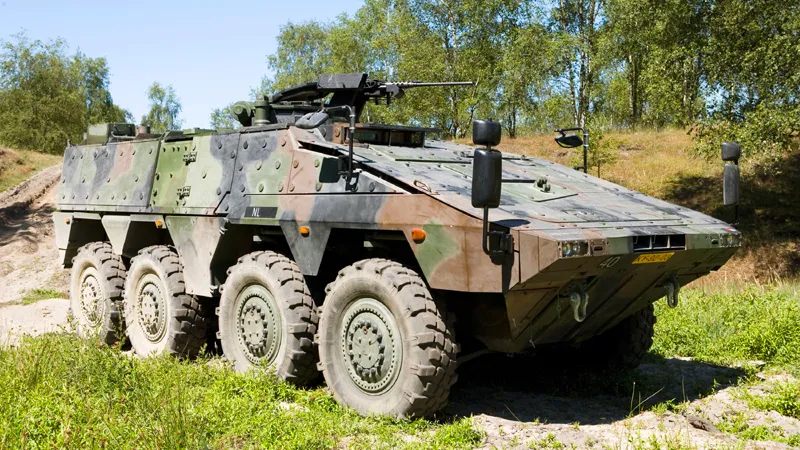defensie pantservoertuig