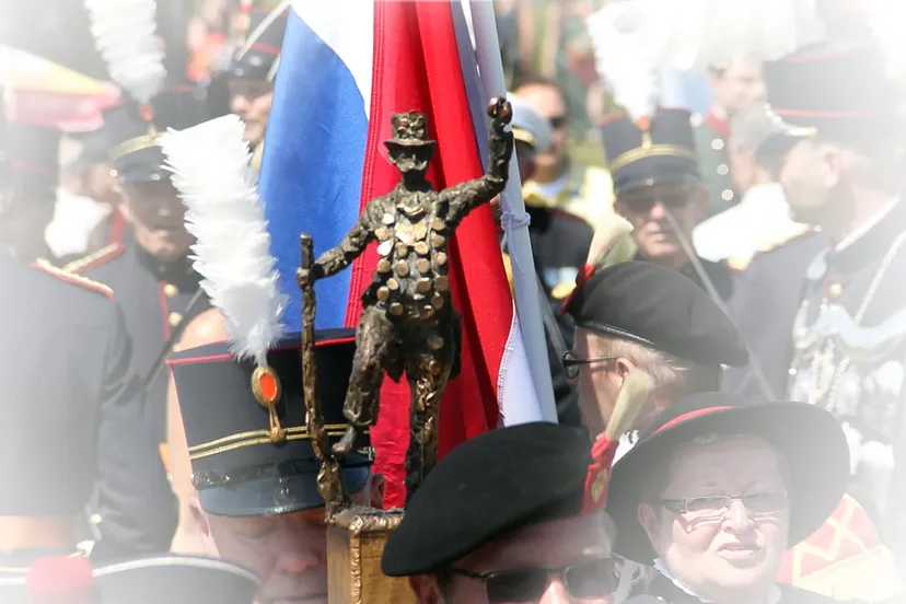 den um temidden van schutters schutterij ols bewerkt