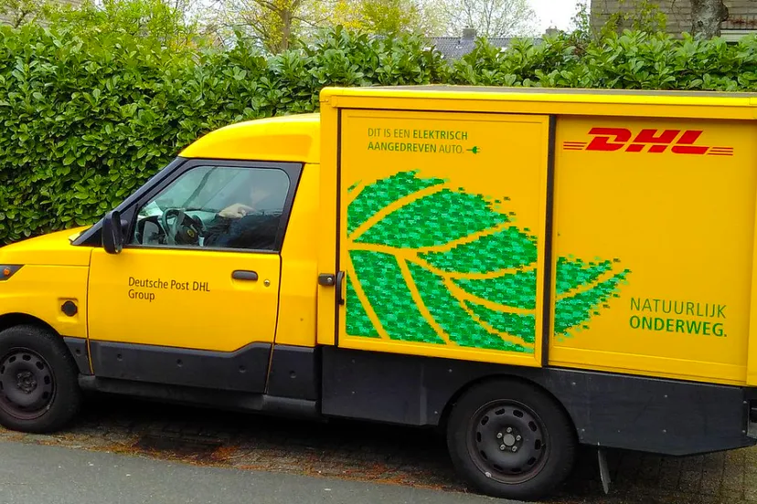 dhl elektrische bestelbus