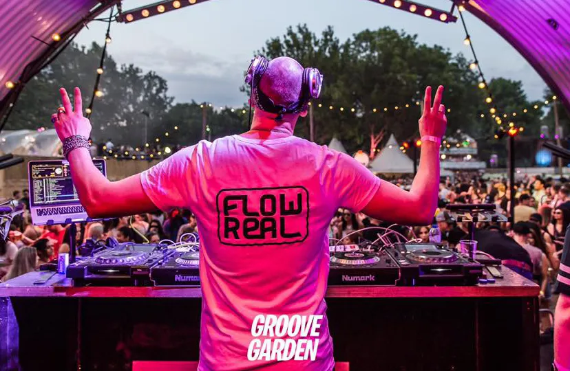 dj flow real at groove garden 2018