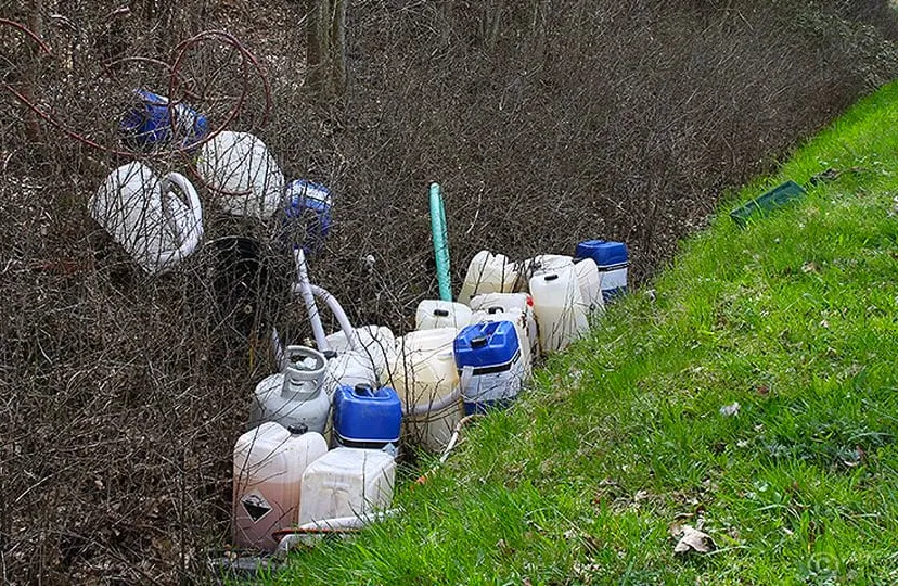 drugsafval dumping vaten vmn fotografie