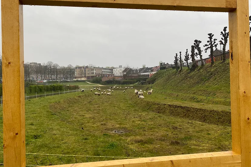 dubbele gracht bij fort sanderbout