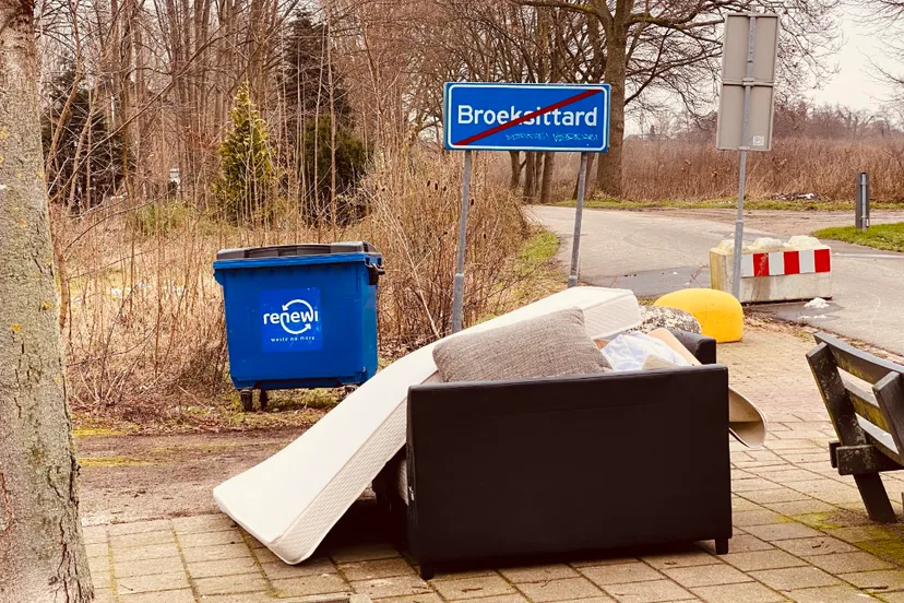 dumping in broeksittard hoek oligstrase