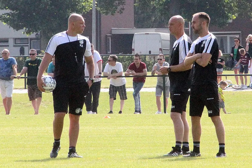 eerste training kristof aelbrecht kevin hofland en sjors ultee