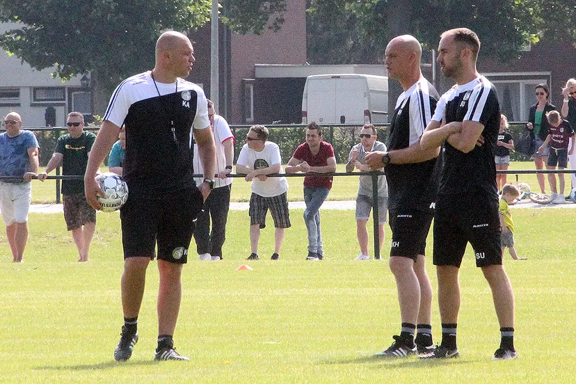 eerste training kristof aelbrecht kevin hofland en sjors ultee