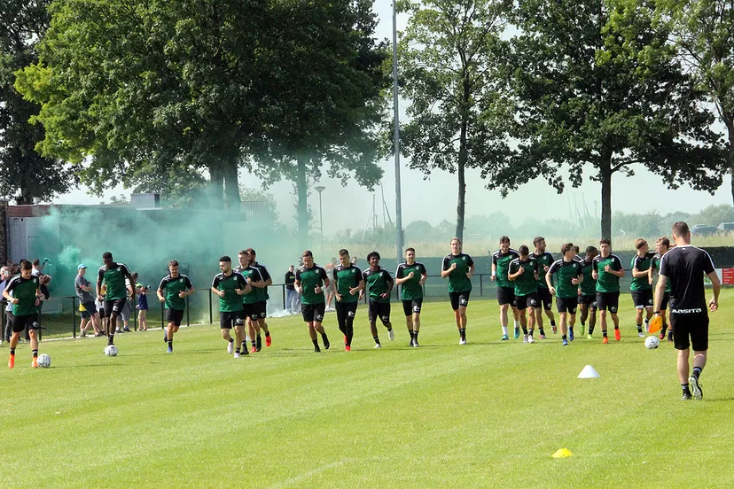 eerste training vuurwerk