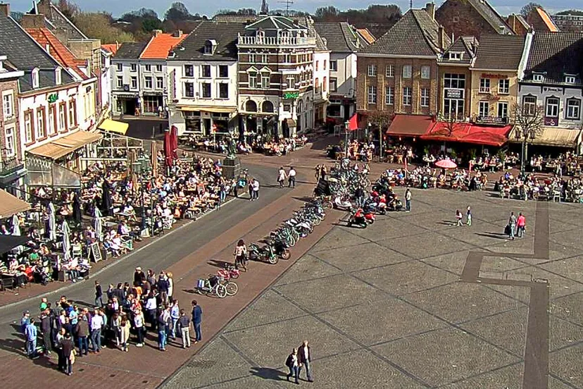 eerste warme dag 2016 3 april foto webcam markt sittard