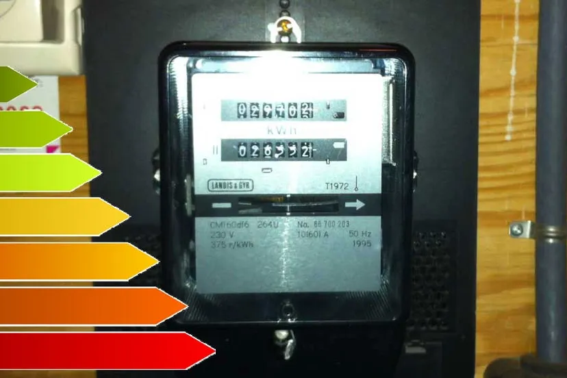 elektriciteits verbruiks meter en energielabels