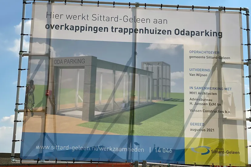 entrees odaparking sittard onder handen