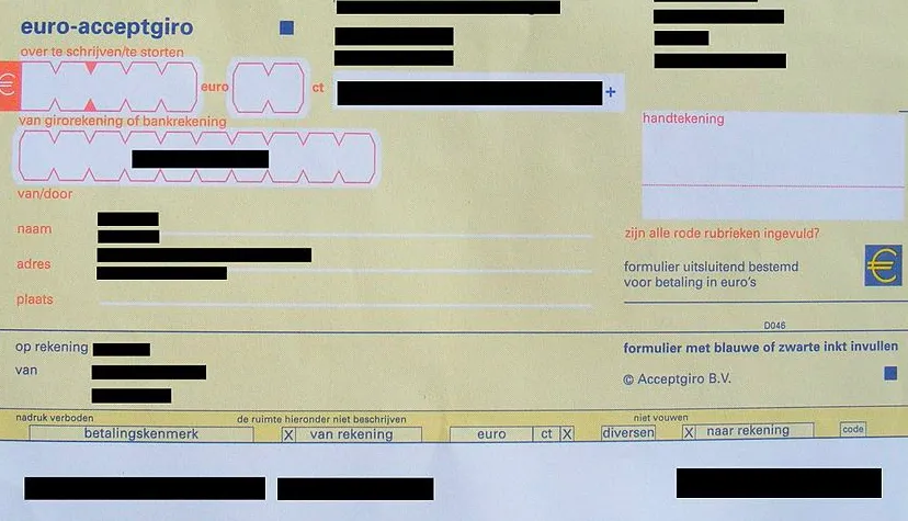 euro acceptgiro verdwijnt