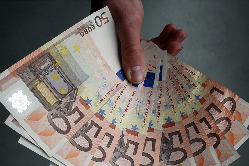 eurobiljetten 50 euro waaier