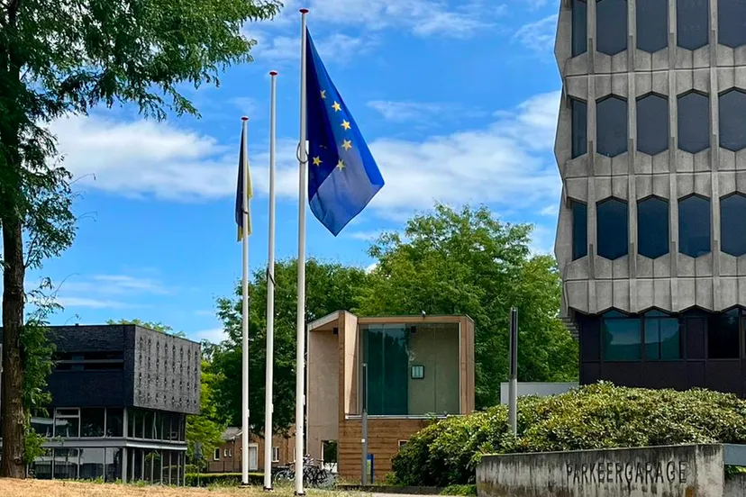 europese vlag voor stadhuis sittard