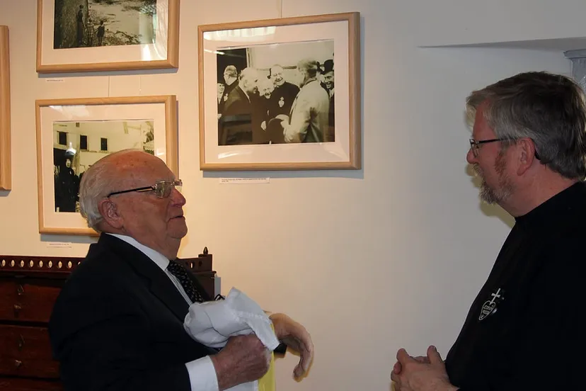 expo pater karelhoeve mei dolf dormans en pater martin