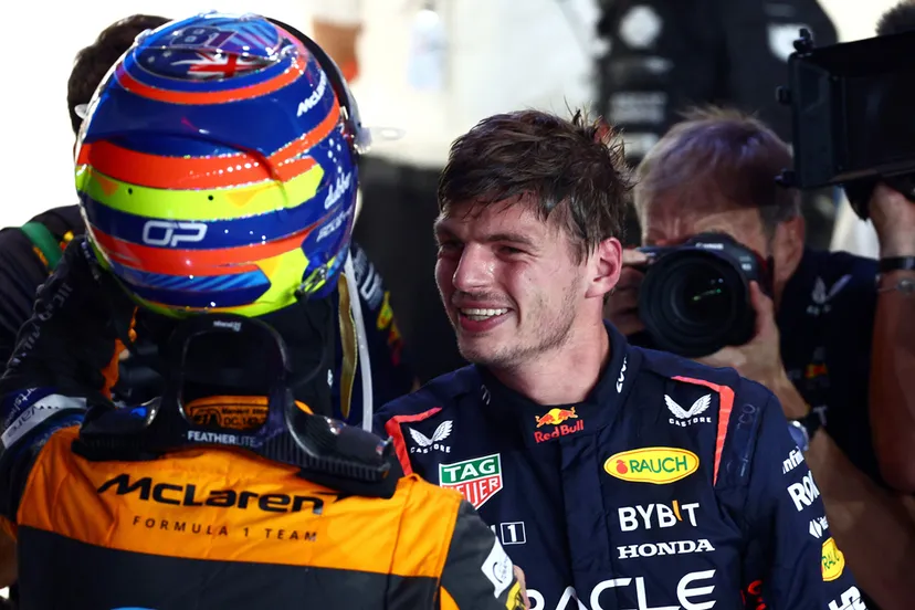 f1gp18 verstappen wereldkampioen filiciteert piastri met winst sprint qatar