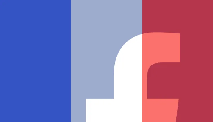 facebook blauw wit rood