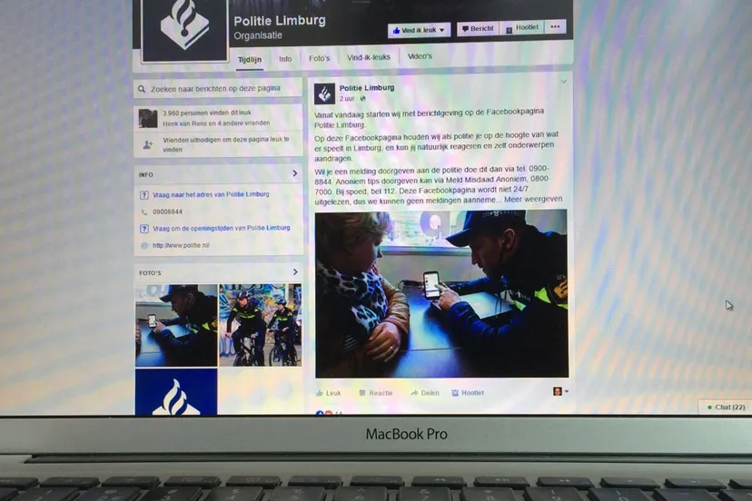 facebookpagina politie limburg