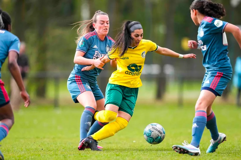 feyenoord fortuna vrouwen oefenduel