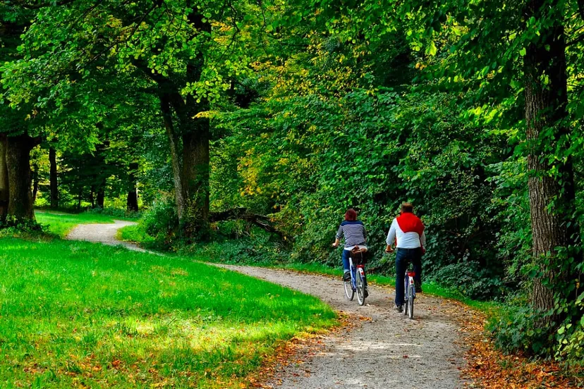 fietsers sport beweging