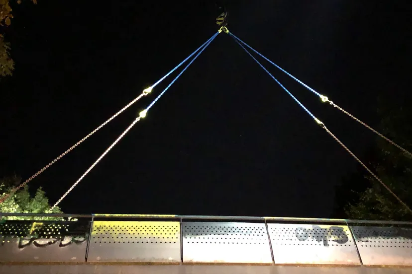 fietsersbrug munstergeleen voorlopig even weg