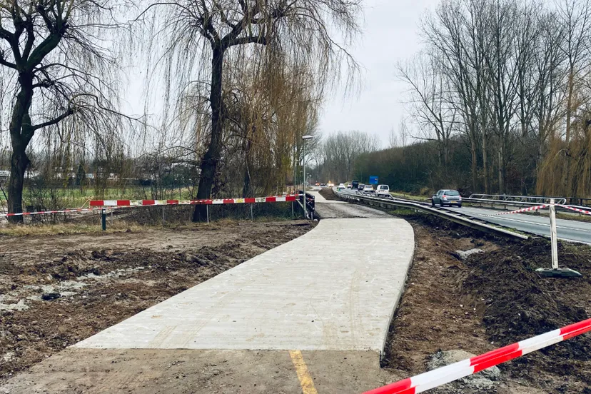 fietspad n276 bij beekdal hersteld