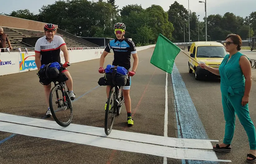 fietstocht naar portugal vader en zoon rademakers uit jabeek