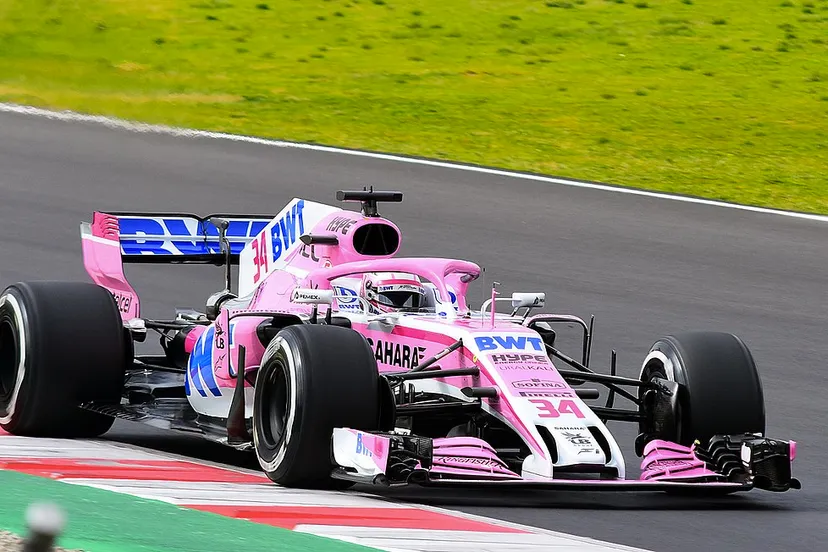 force india in zwaar weer