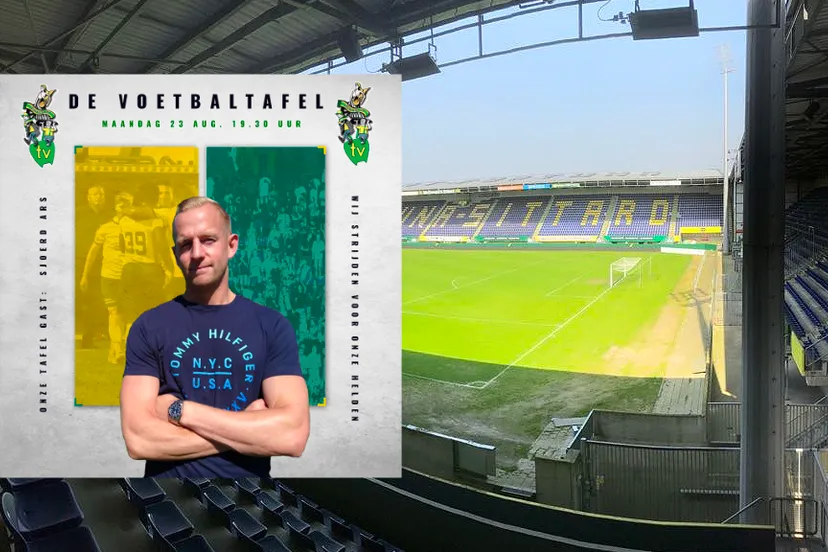 fortuna sc tv de voetbaltafel stadion fortuna sittard vanuit zuidwesthoek