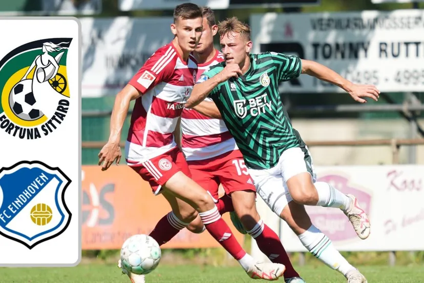 fortuna sittard oefent tegen fc eindhoven 20 maart 2024
