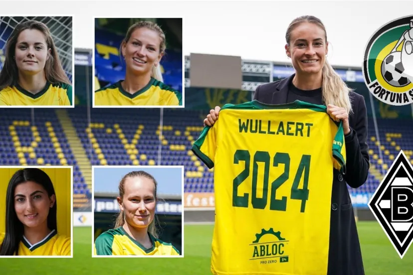 fortuna vrouwen oefenen tegen borussia