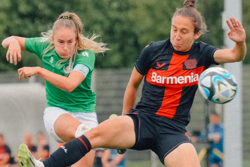 fortuna vrouwen oefent tegen bayer 04 leverkusen