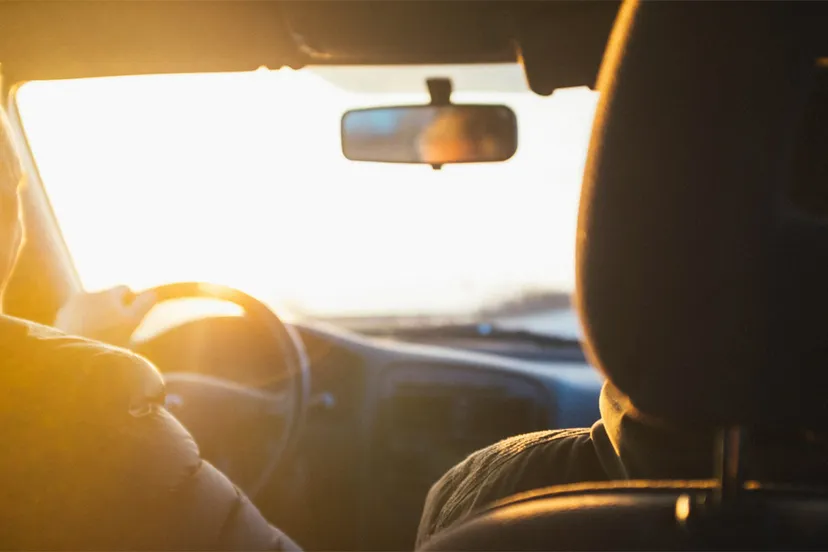 foto bestuurder auto onscherp