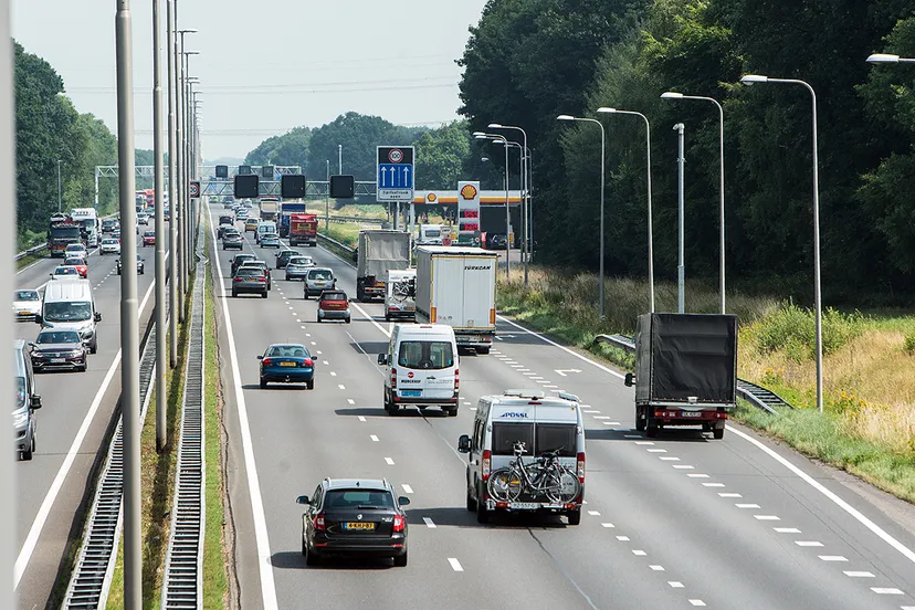 foto bij persbericht verkeer op de a2 richting tankstation swentibold 002