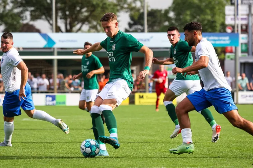 foto oefenduel fortuna sittard bij eindse boys