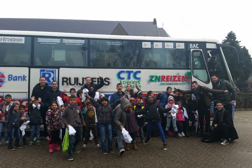 foto sportdag vluchtelingen januari 2015