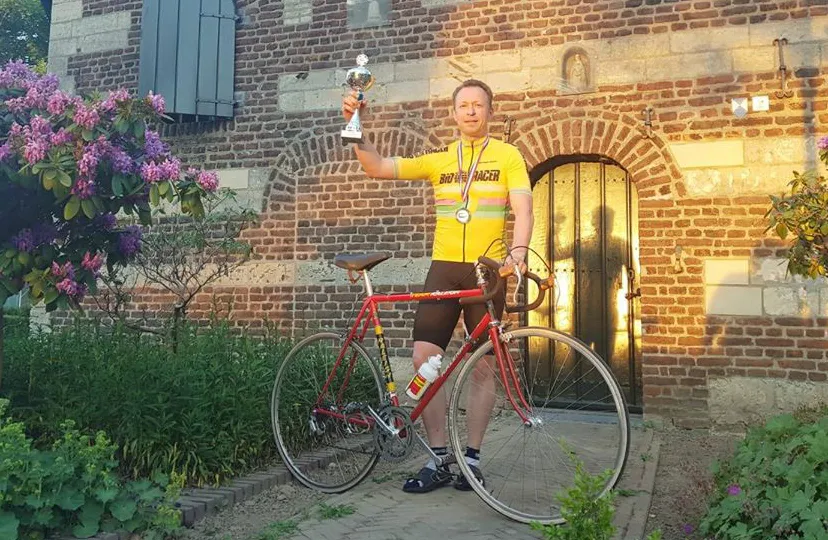 frank meels winnaar koers op rollen