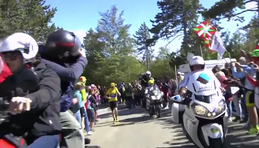 froome mont ventoux zonder fiets