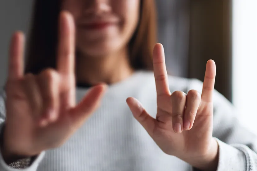 gebarentaal ik vind je lief