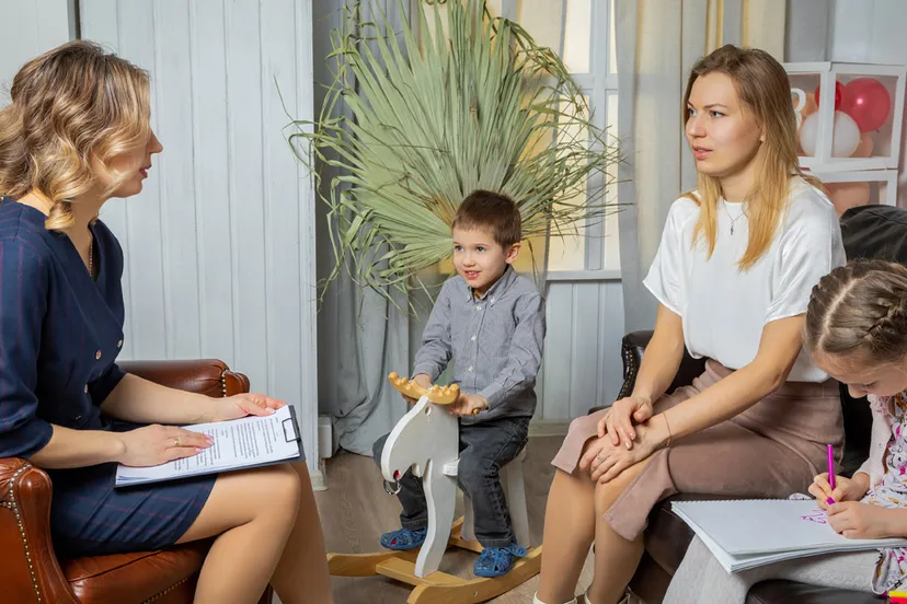gesprek met psycholoog over kinderen