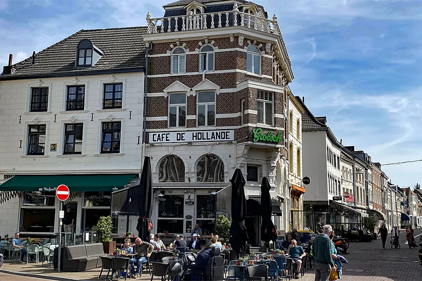 gevelschildering cafe de hollande