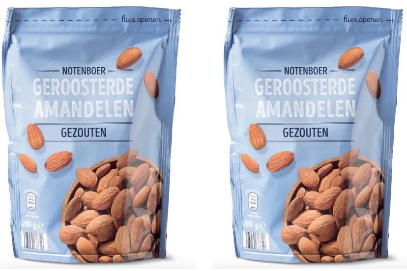 gezouten amandelen aldi aflatoxine