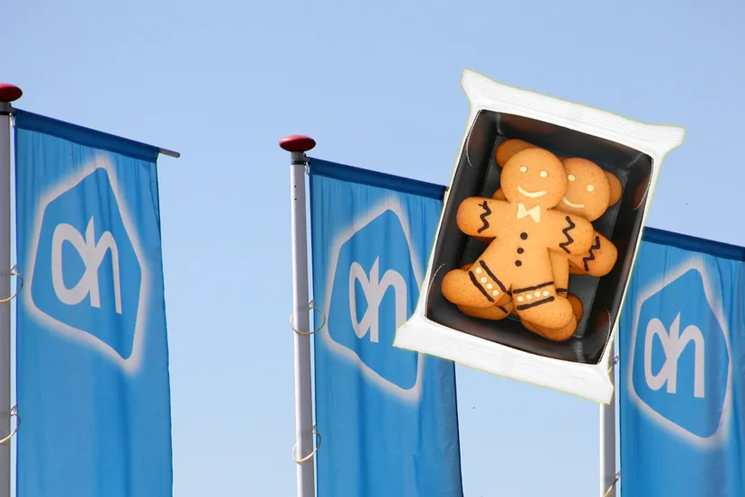 gingerbreadman koekjes en vlaggen albert heijn ah