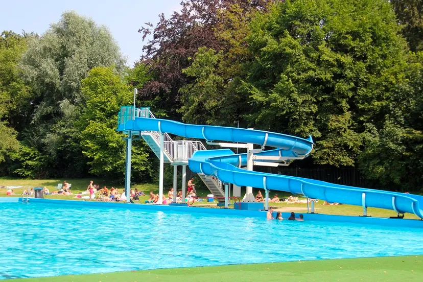 glanerbrook geleen buitenbad glijbaan