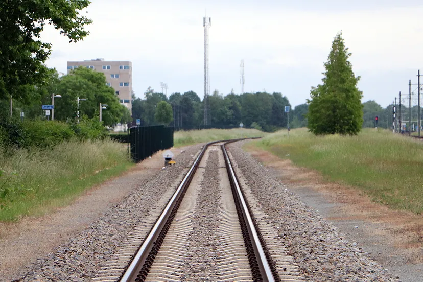 goederenspoor bij station lutterade