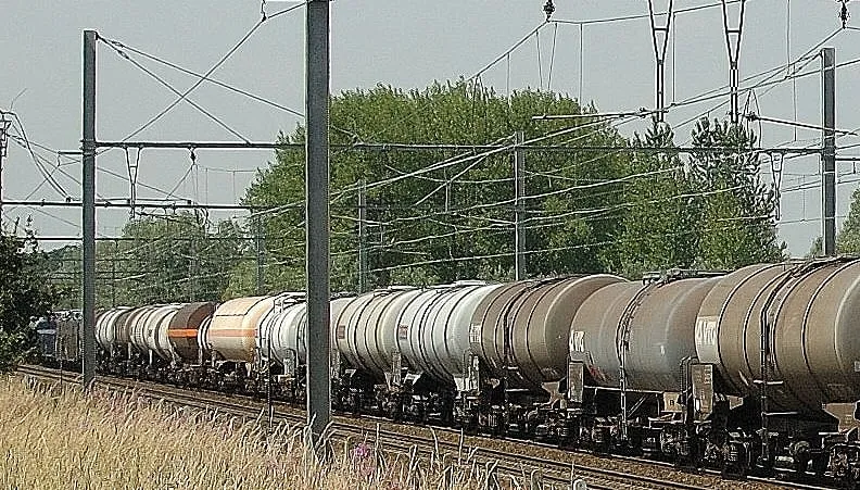 goederentrein tankwagons