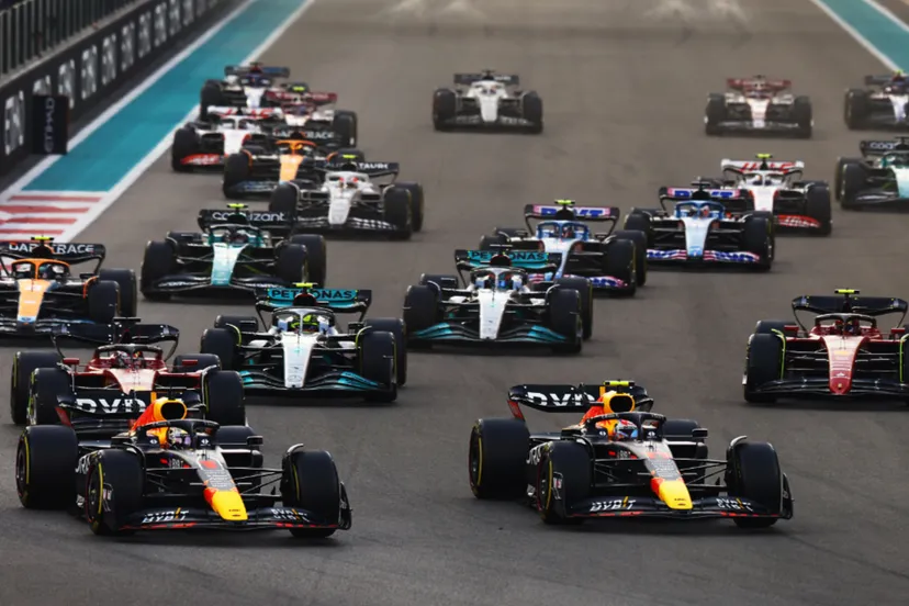gp abu dhabi start van de race