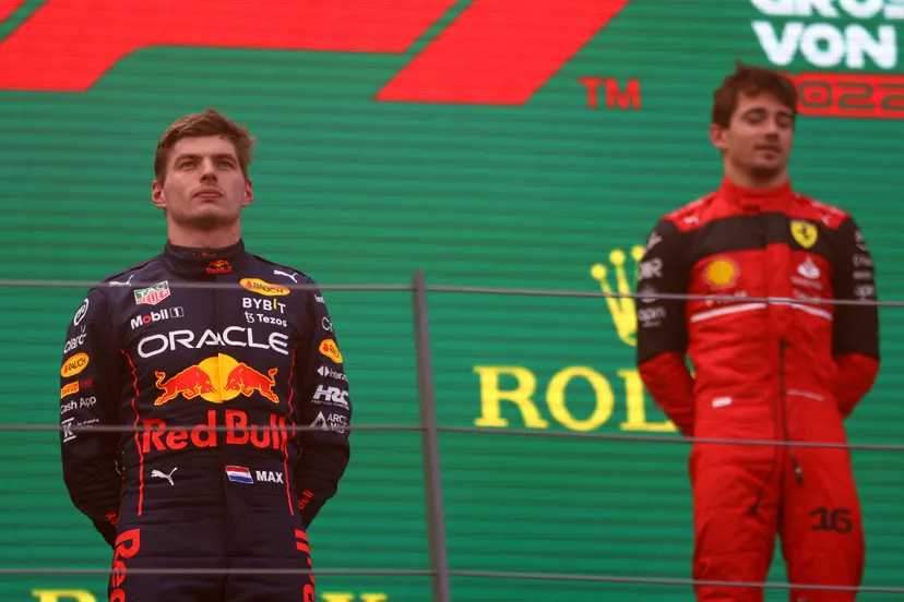 gp oostenrijk 2022 verstappen tweede achter leclerc