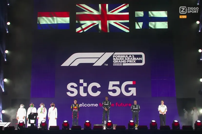 gp saudi arabie podium