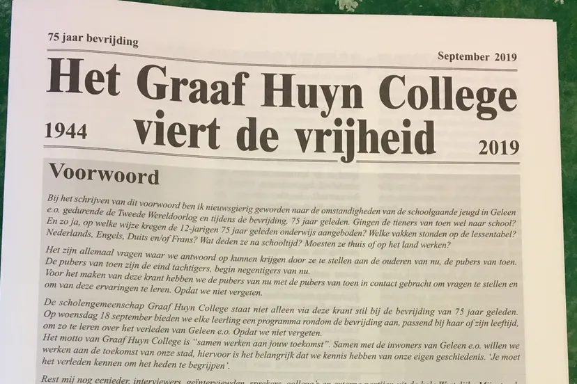 graaf huyn viert de bevrijding
