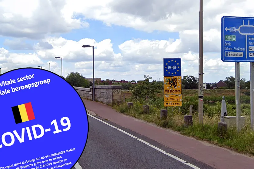 grens met belgie en covid vignet