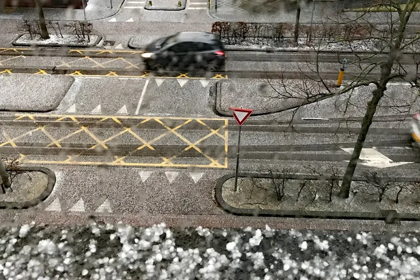 hagelbui a6 januari 2018 sittard